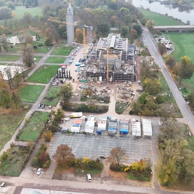Bild vergrößern: Neugestaltung des Areals rund um die Magdeburger Stadthalle