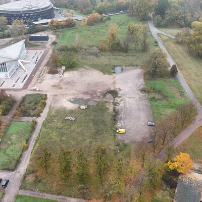 Bild vergrößern: Neugestaltung des Areals rund um die Magdeburger Stadthalle